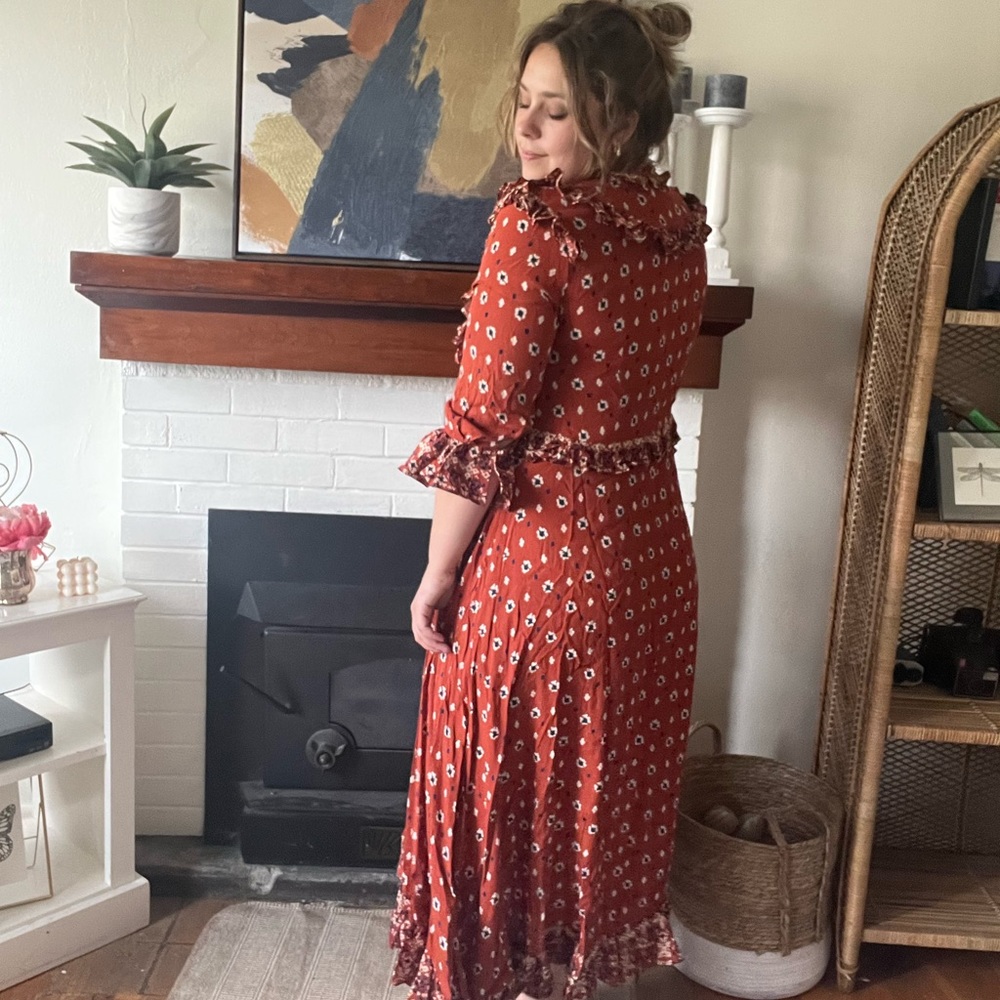 Free People Button Dress